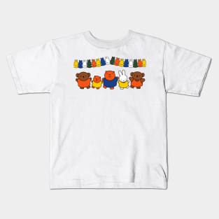 Miffy and friends celebrate Kids T-Shirt